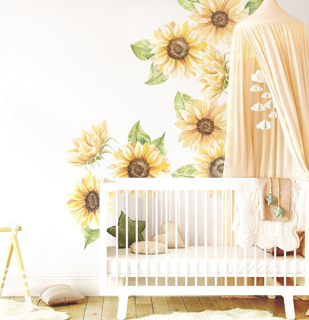 Sunflower Wall Decals – Ginger Monkey