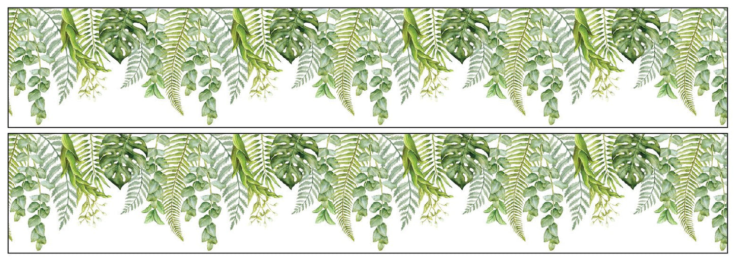 WALL BORDER - Greenery - Ginger Monkey