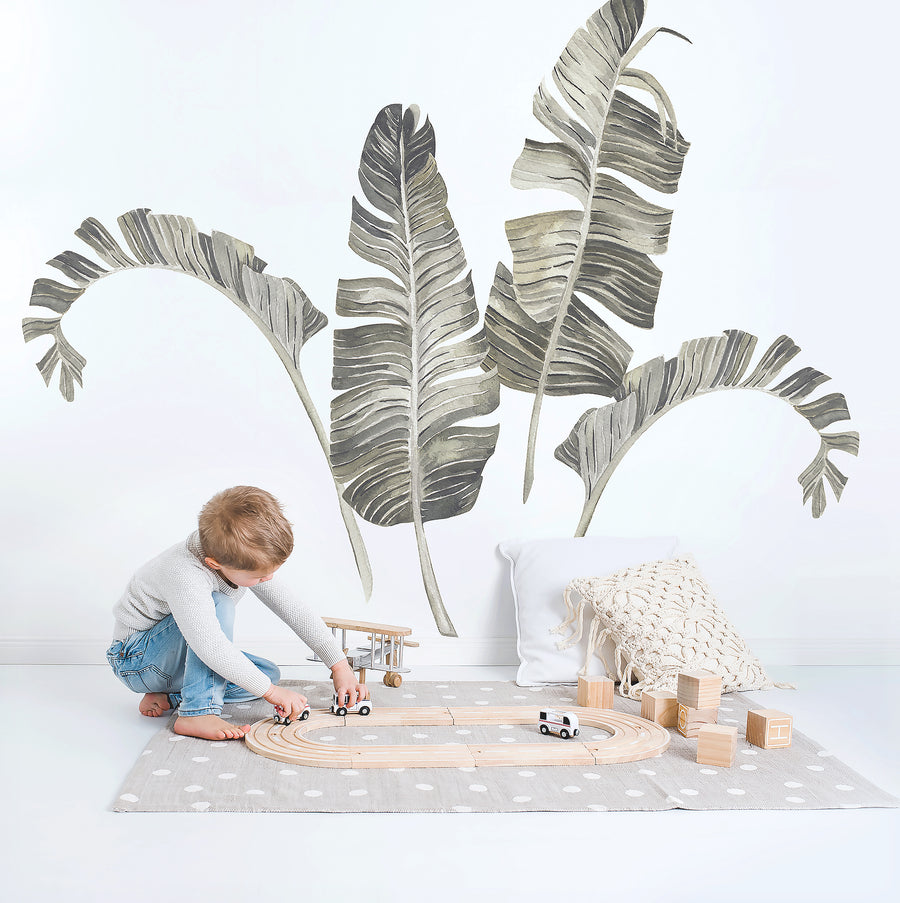 Palm Leaf Wall Decals - Ginger Monkey 