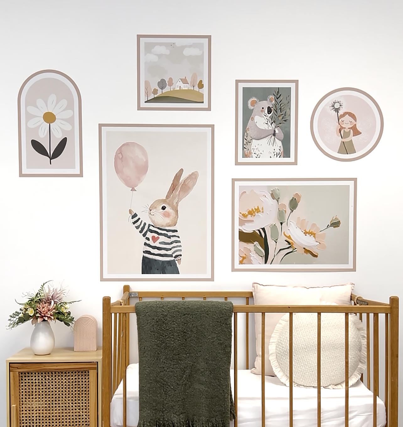 Picture Gallery Wall Decals - Ginger Monkey