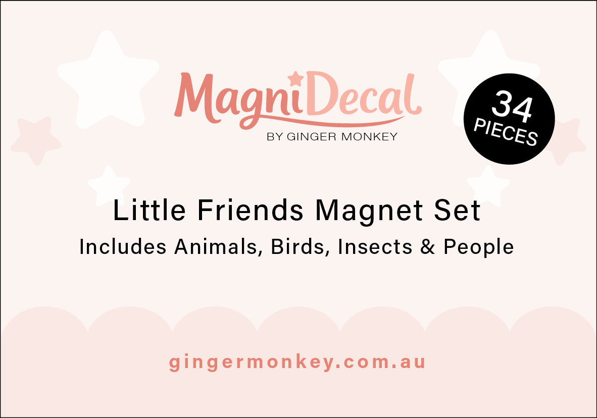 Little Friends Magnet Set - Ginger Monkey 