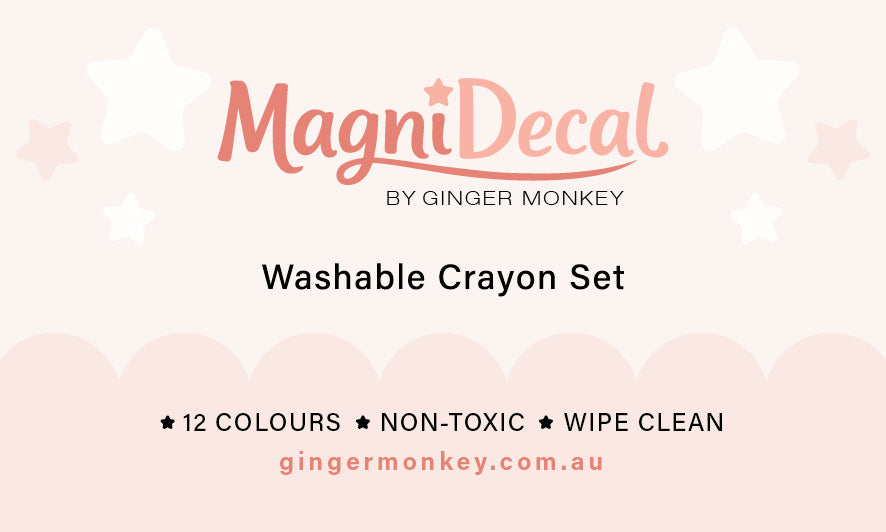 Washable Crayon Set - Ginger Monkey 