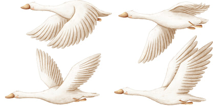 Flying Geese Wall Decals