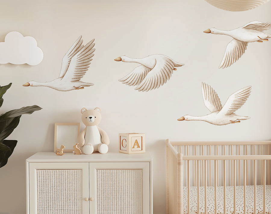Flying Geese Wall Decals