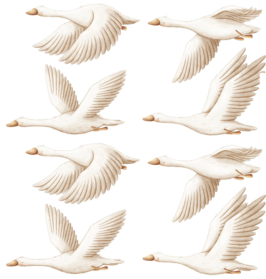 Flying Geese Wall Decals
