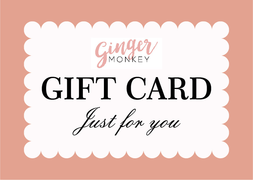 Gift Card - Ginger Monkey 