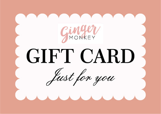 Gift Card - Ginger Monkey 