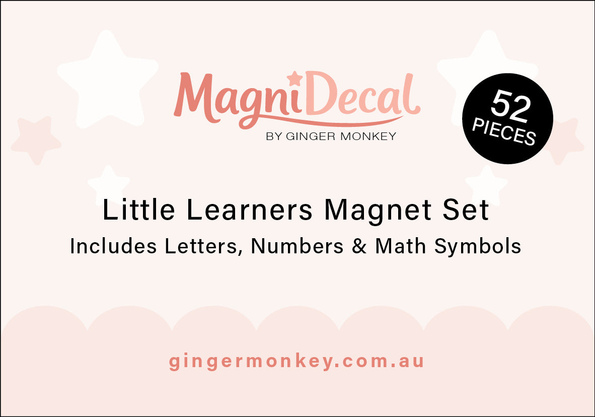 Little Learners - Magnet Set - Ginger Monkey 