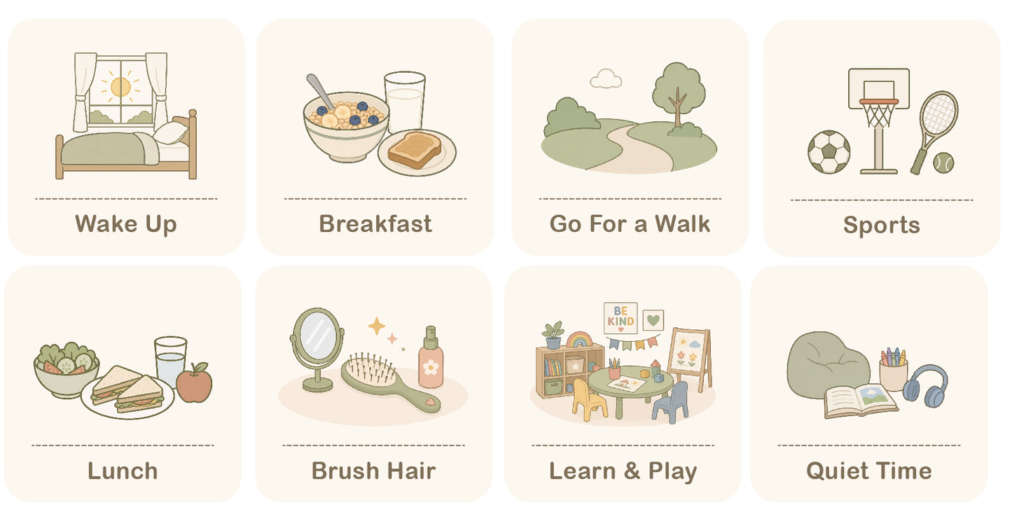 Little Routine Magnet Set