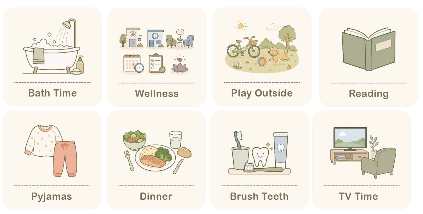 Little Routine Magnet Set