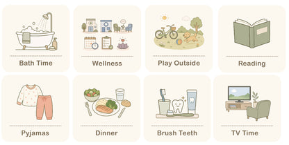 Little Routine Magnet Set