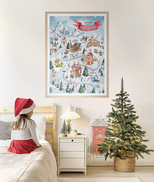 Picture Gallery - North Pole Christmas Map