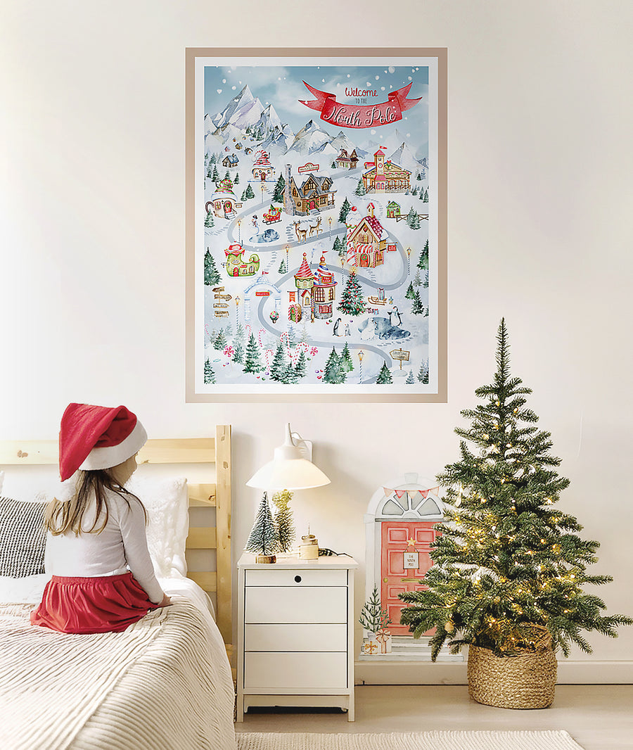 Picture Gallery - North Pole Christmas Map