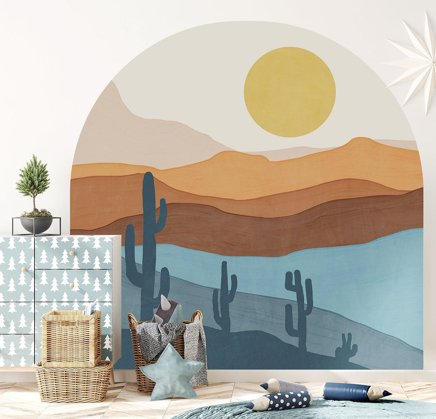 Arizona Sunset Arch Wall Mural - Ginger Monkey