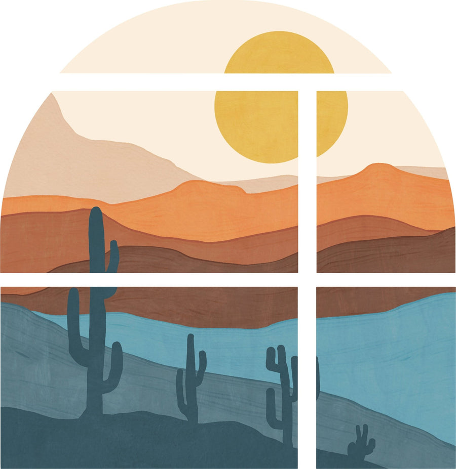 Arizona Sunset Arch Wall Mural - Ginger Monkey