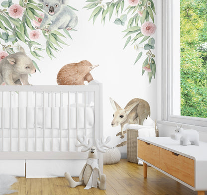 Australian Baby Animal & Gum Blossom Set - Ginger Monkey