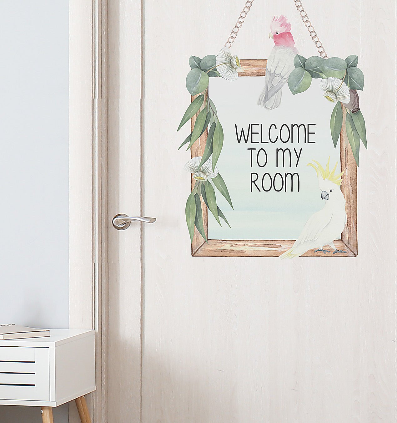 Australian Door Sign Decal - Ginger Monkey