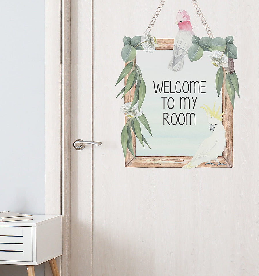 Australian Door Sign Decal - Ginger Monkey