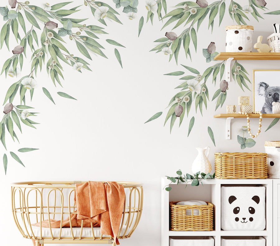 Australian Gum Tree & Gumnut Decal Set - Ginger Monkey