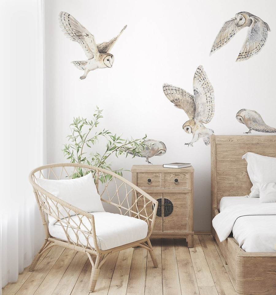 Barn Owl Decal Set - Ginger Monkey