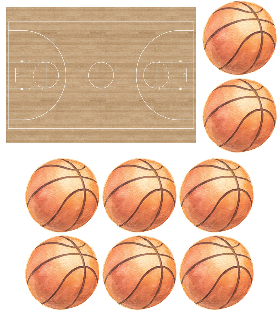 Basketball Decal Set - Ginger Monkey