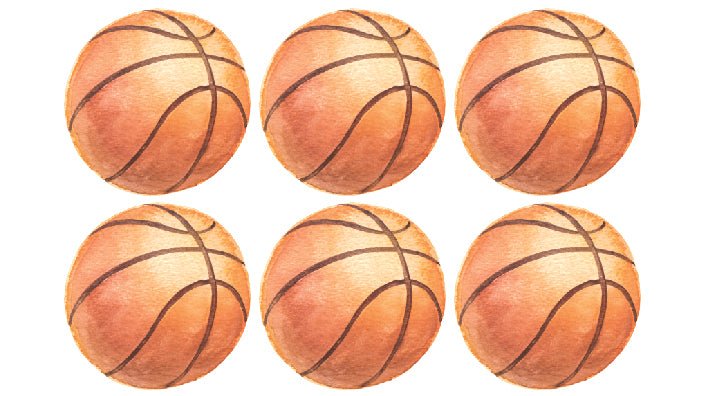 Basketball Decal Set - Ginger Monkey