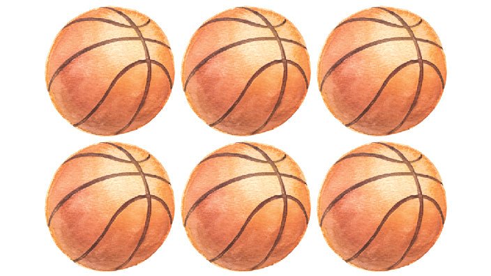 Basketball Decal Set - Ginger Monkey