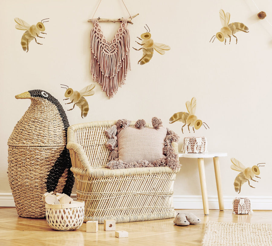 Bee Wall Decal Set – Ginger Monkey - Main Image
