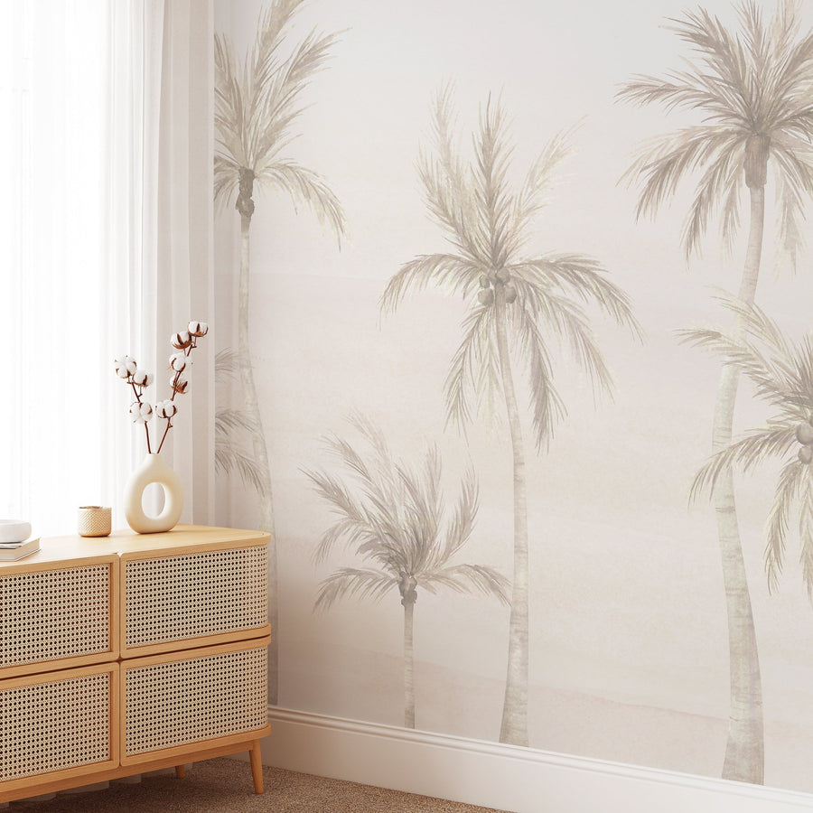 Bohemian Palms Wallpaper - Ginger Monkey