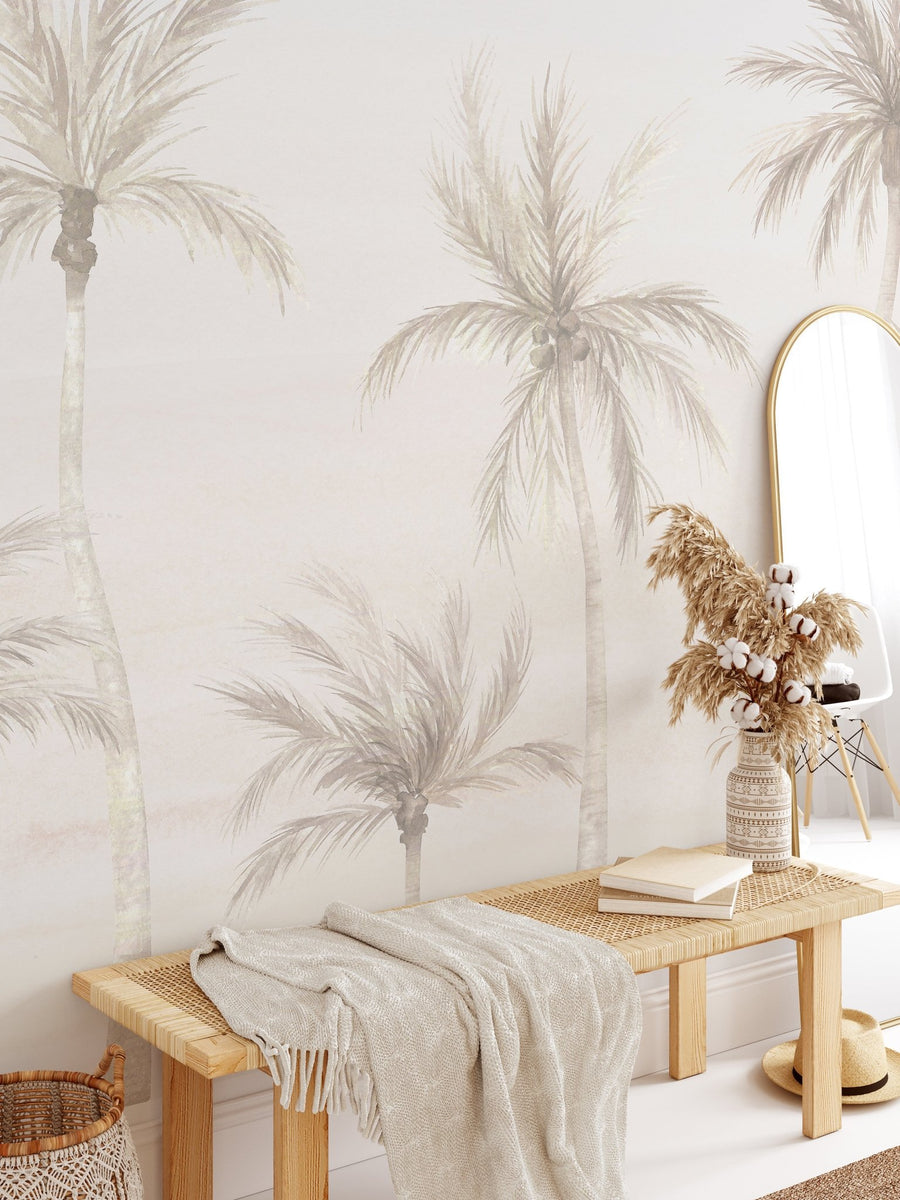 Bohemian Palms Wallpaper - Ginger Monkey