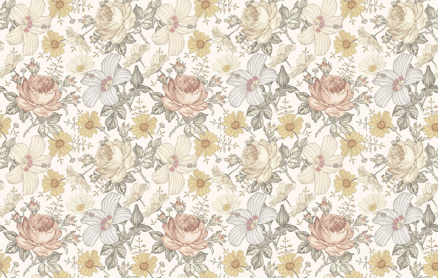 Bohemian Wildflowers Wallpaper - Ginger Monkey