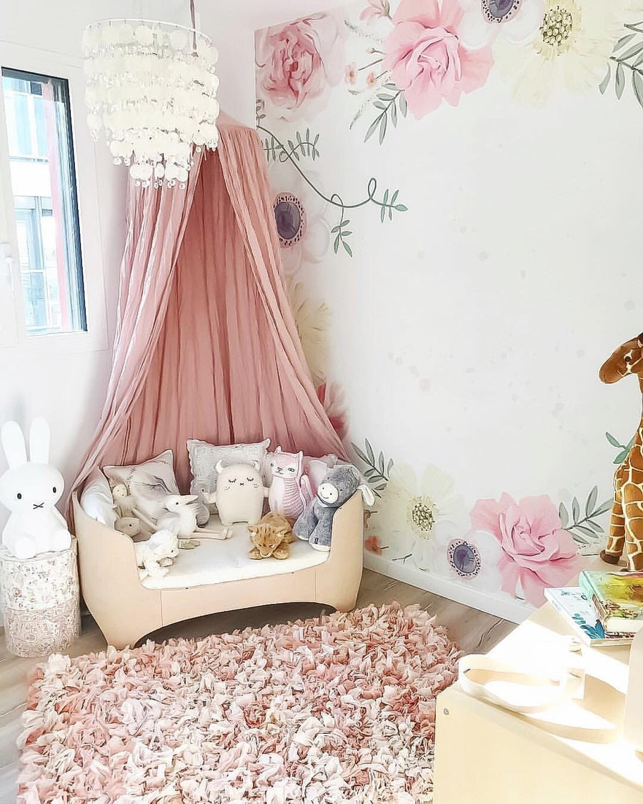 Boho Flowers & Dreamcatcher Wallpaper - Ginger Monkey