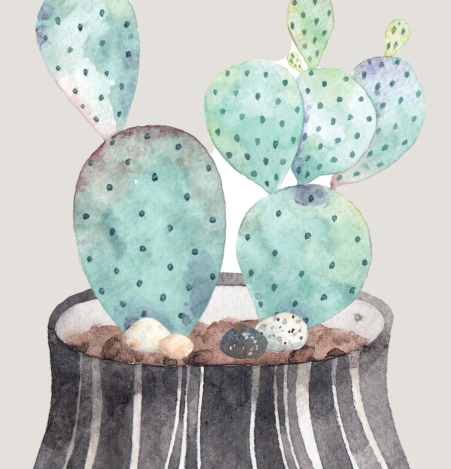 Cactus Pot Wall Decals - Ginger Monkey