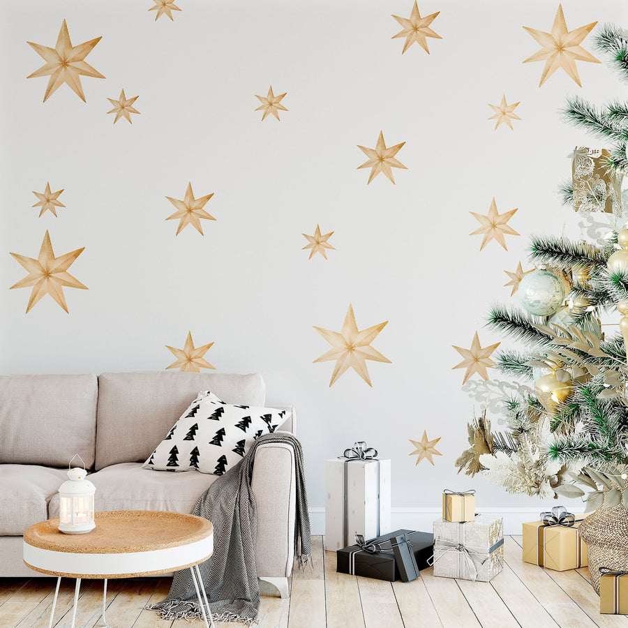 Christmas Star Decal Set - Ginger Monkey