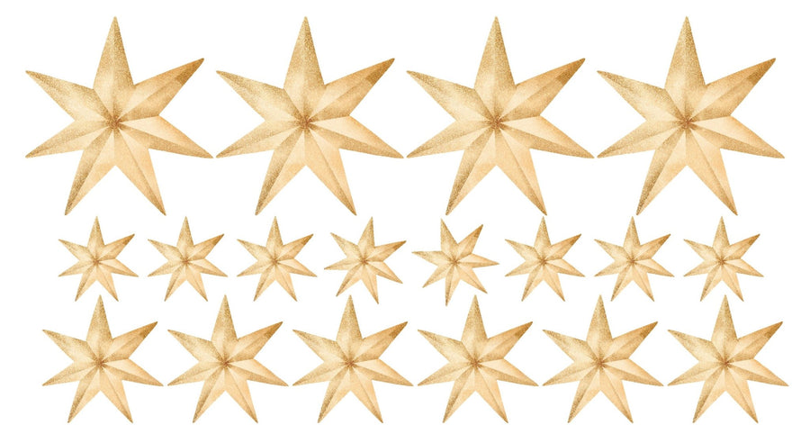 Christmas Star Decal Set - Ginger Monkey