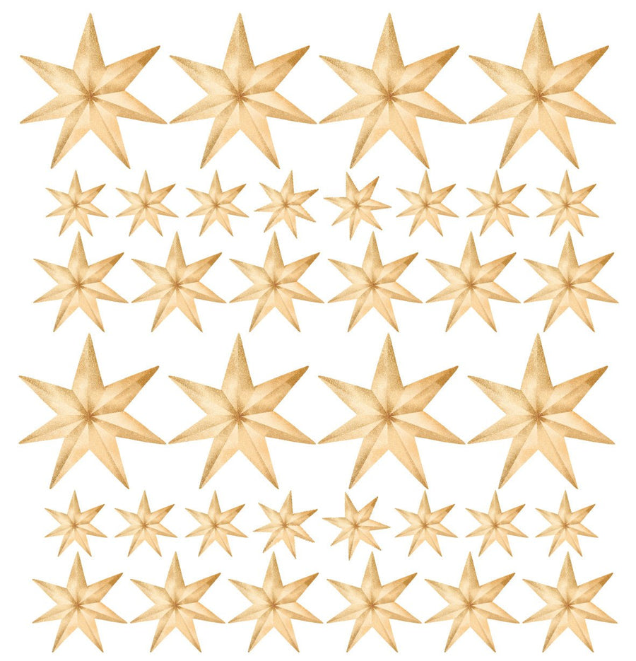 Christmas Star Decal Set - Ginger Monkey