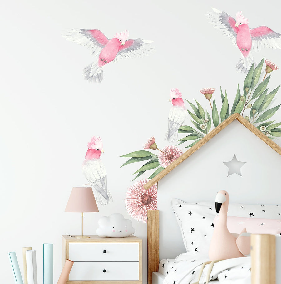 Cockatoo and Galah Decal Set - Ginger Monkey