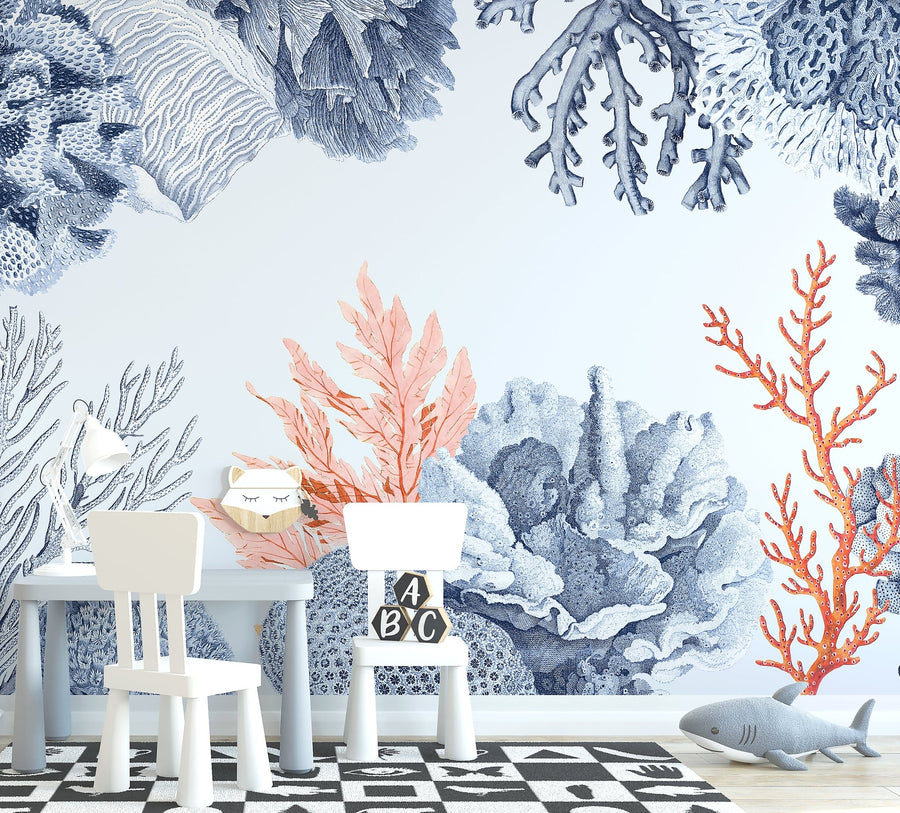 Coral Reef Wallpaper - Ginger Monkey