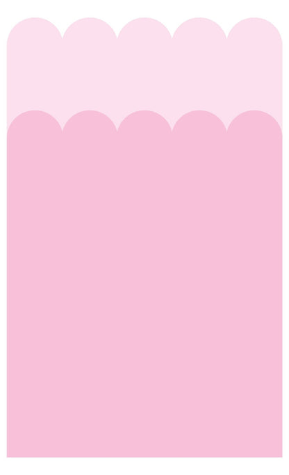 Double Scalloped Wallpaper Panel - Marshmallow - Ginger Monkey