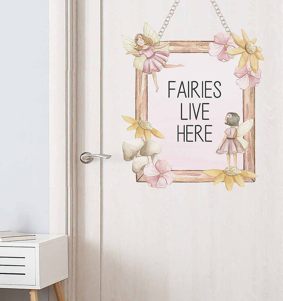 Fairy Door Sign Decal – Ginger Monkey