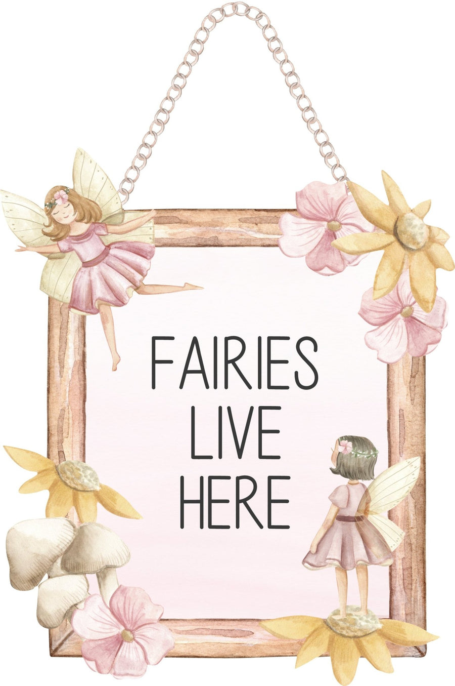 Fairy Door Sign Decal - Ginger Monkey