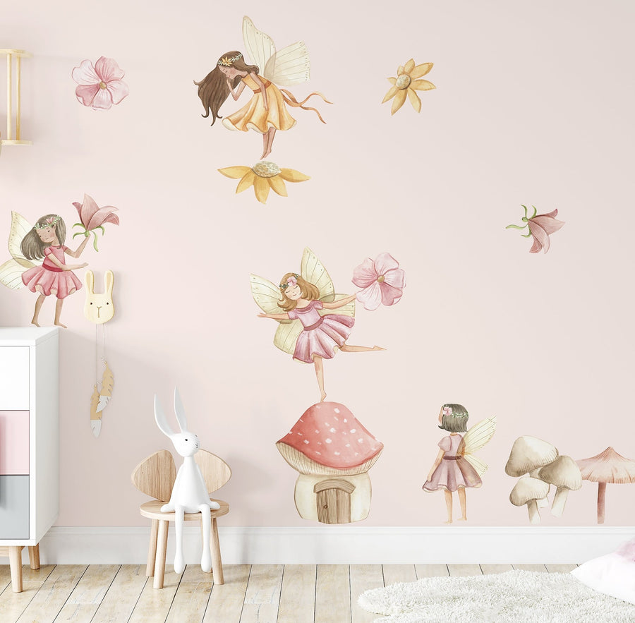 Flower Fairy Decal Set - Ginger Monkey