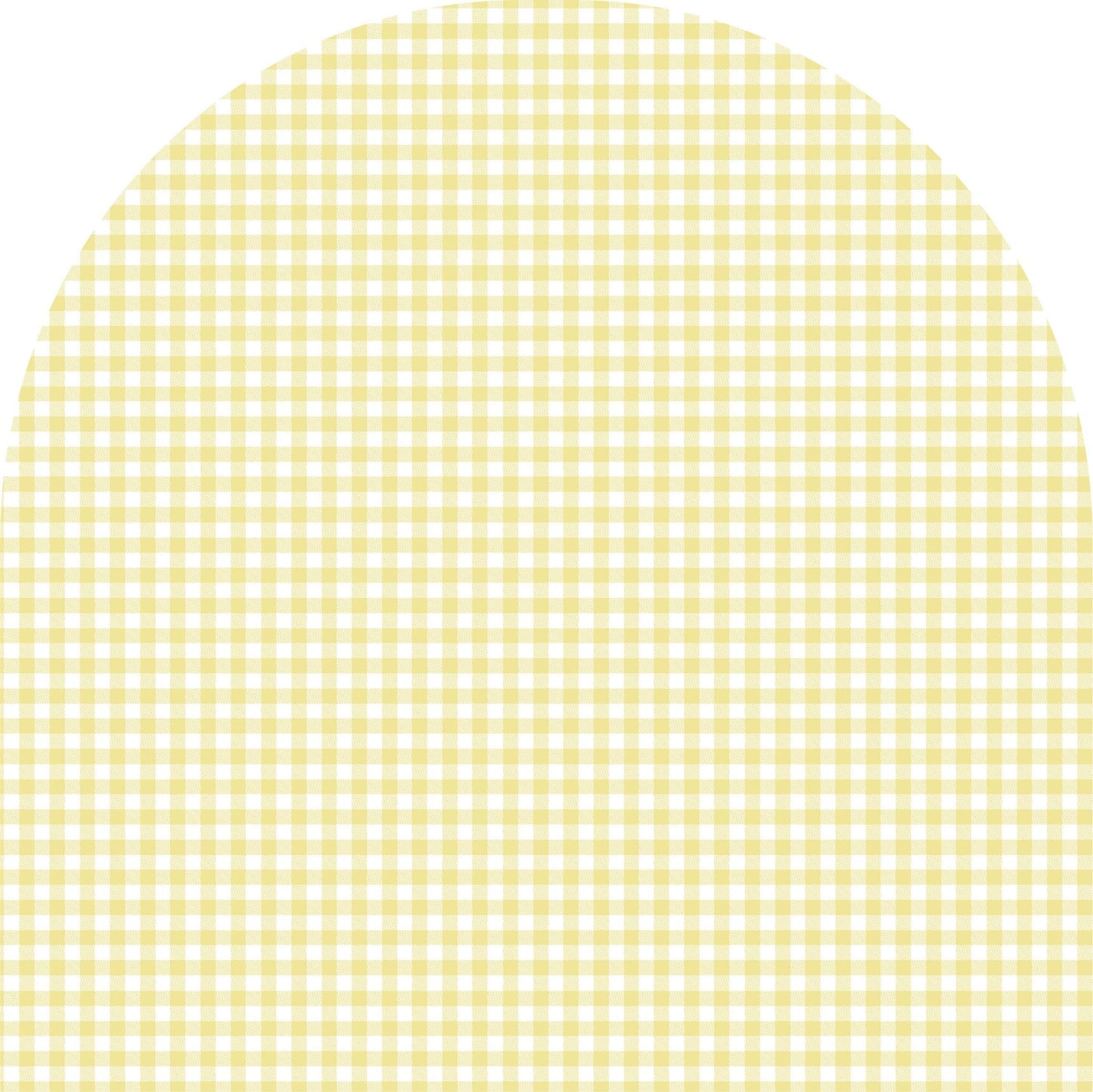 Gingham Arch Mural - Ginger Monkey