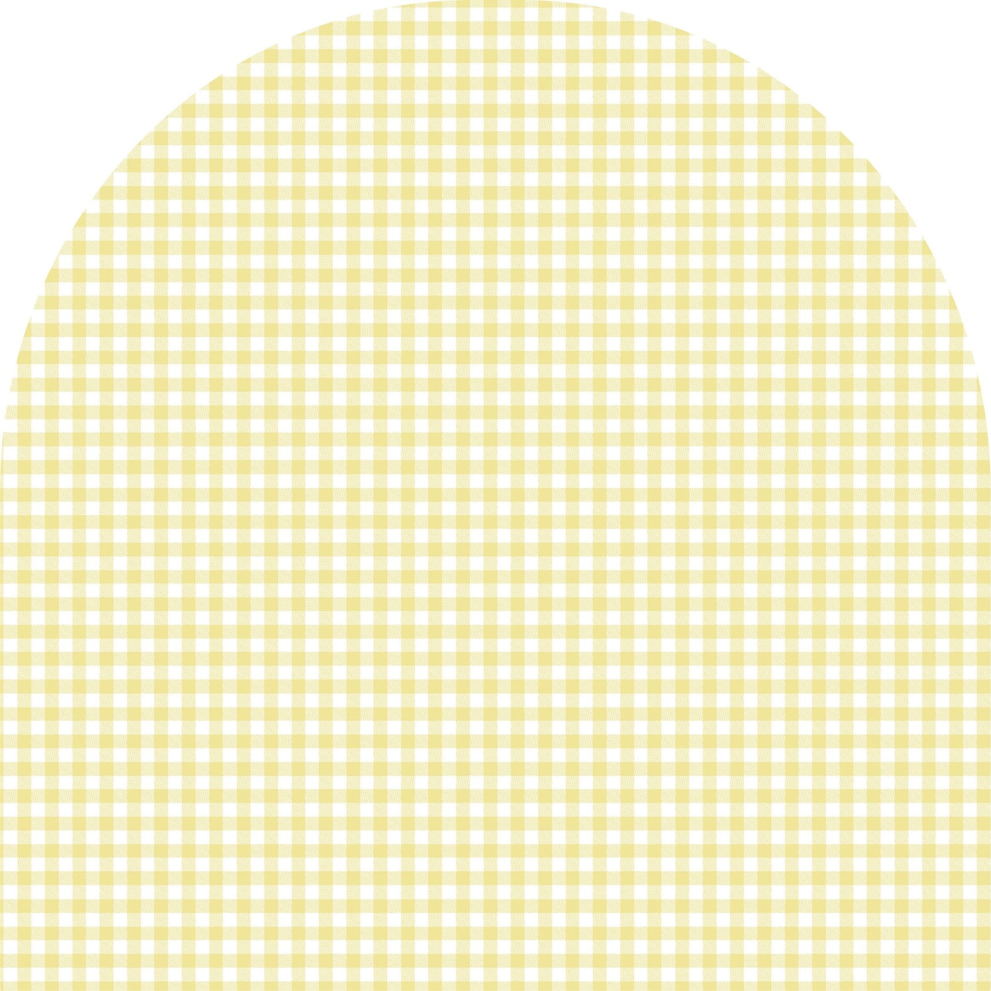 Gingham Arch Mural - Ginger Monkey