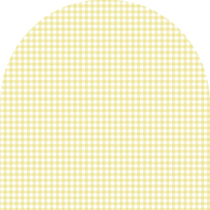 Gingham Arch Mural - Ginger Monkey