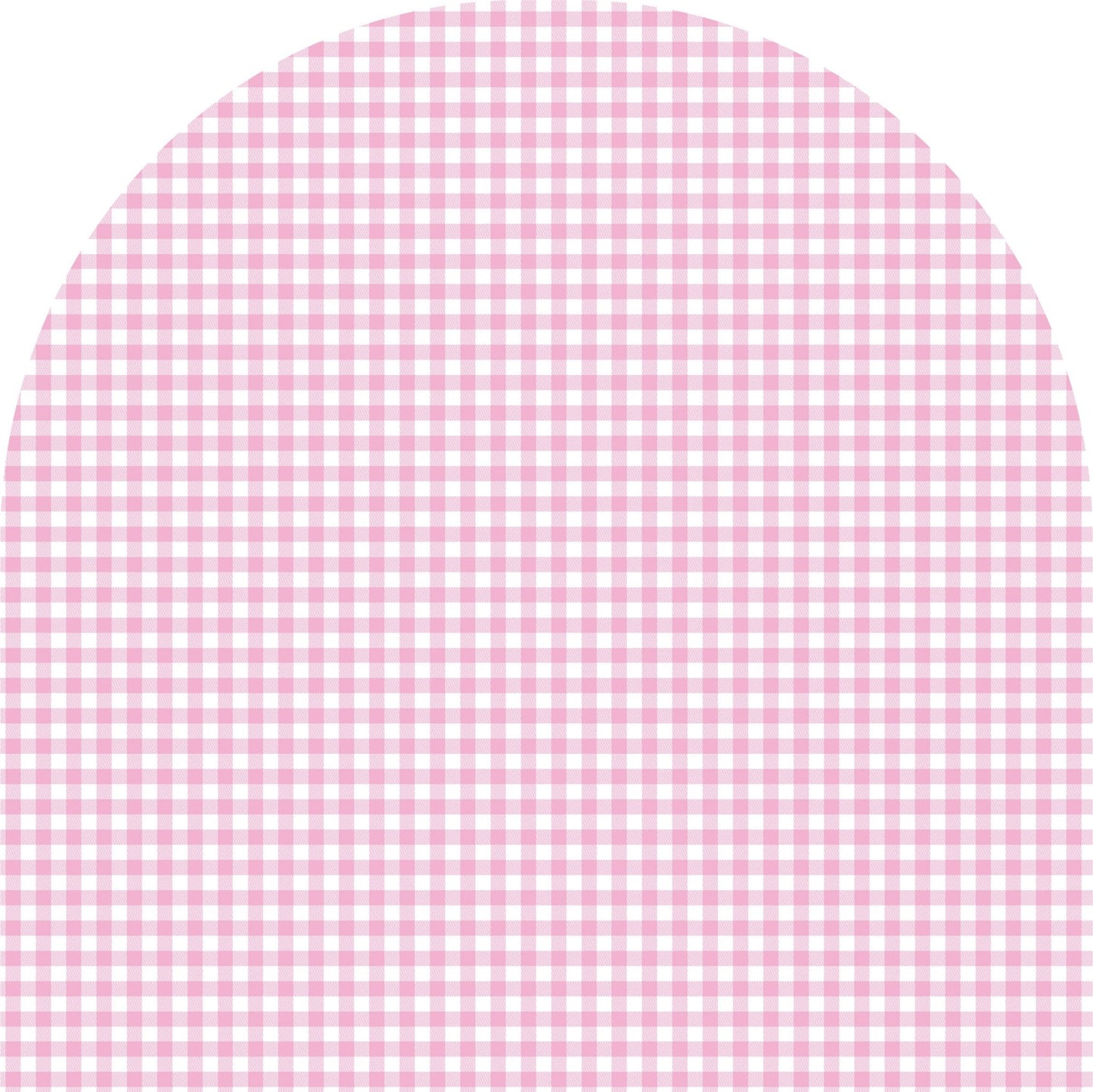 Gingham Arch Mural - Ginger Monkey