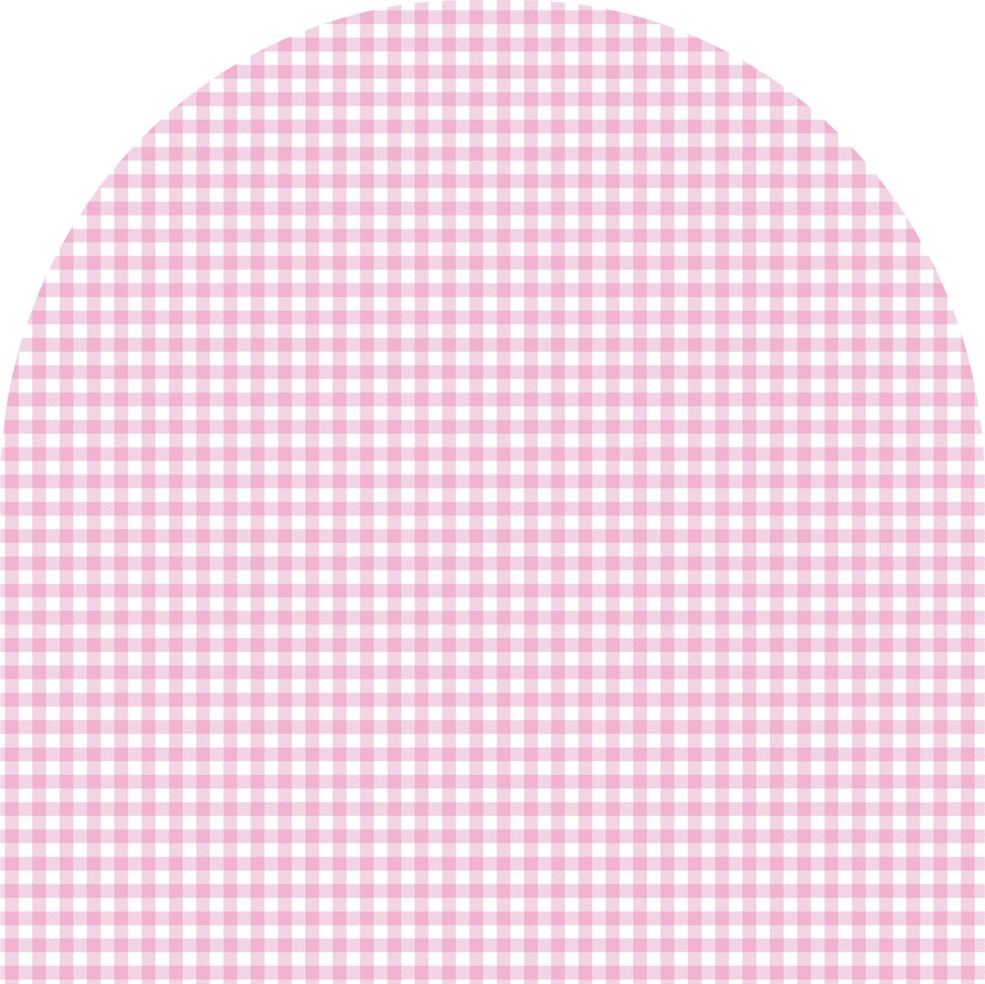 Gingham Arch Mural - Ginger Monkey