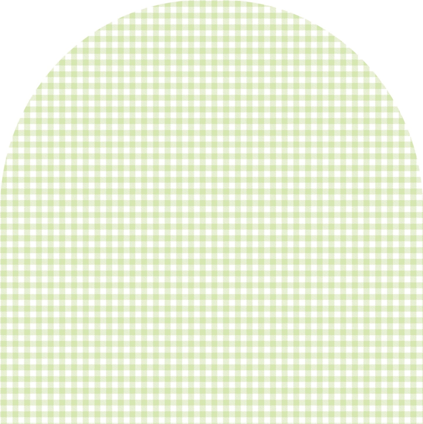 Gingham Arch Mural - Ginger Monkey