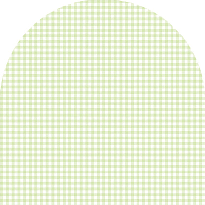 Gingham Arch Mural - Ginger Monkey