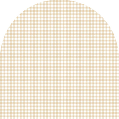 Gingham Arch Mural - Ginger Monkey